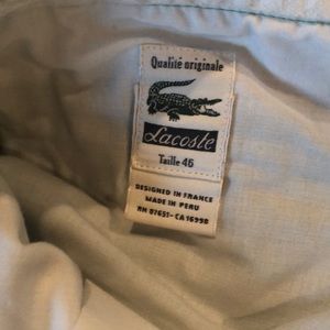 Men’s Lacoste Pants